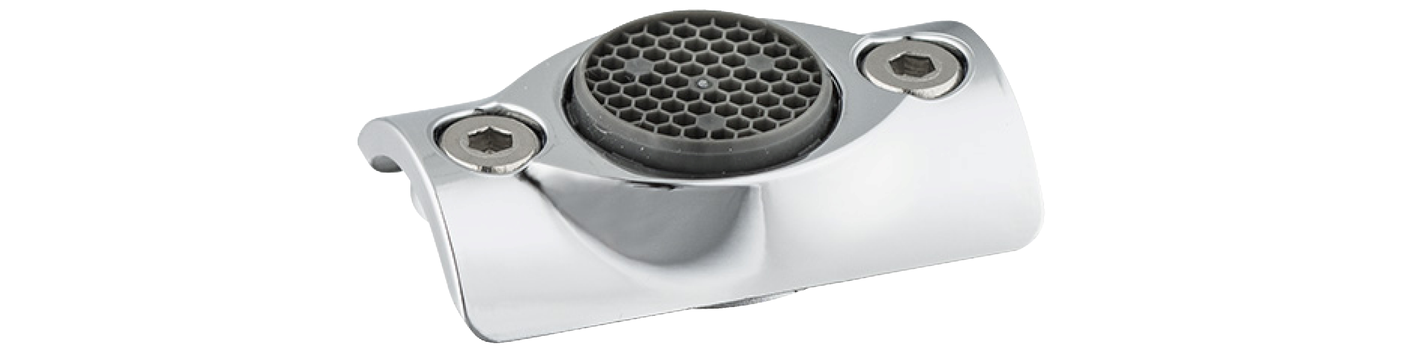 Strålsamlarkit, L-pip, 7,6 l/min vid 2–6 bar, krom