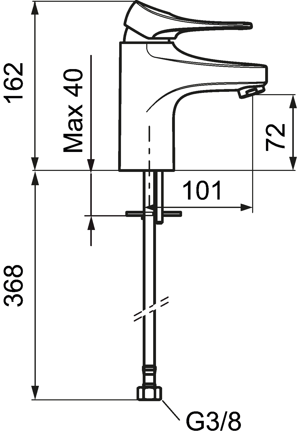 Mora 9000Xe Tvättställsblandare - Kranar - 7391887266560 - 2