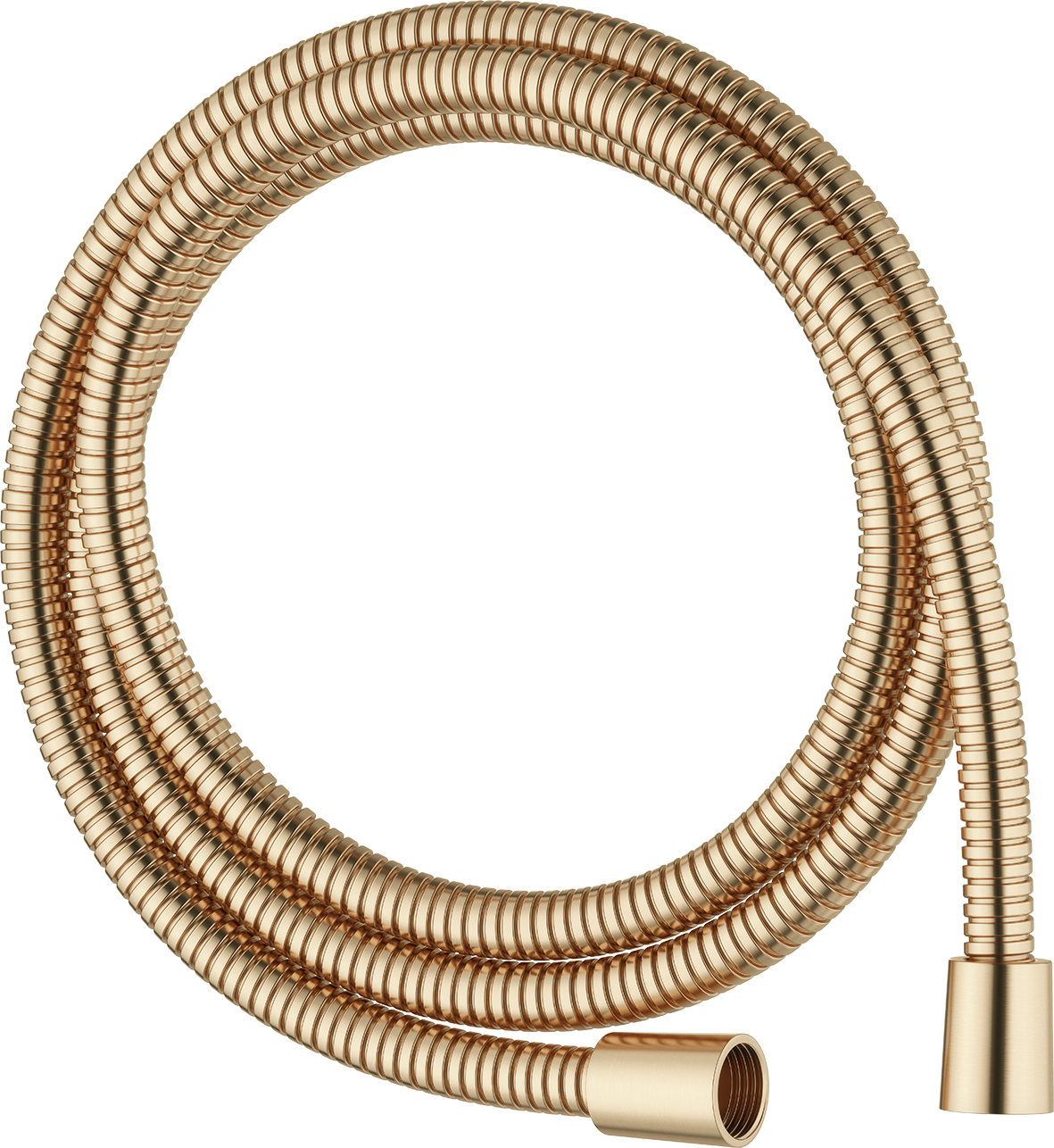 Duschslang 1750 mm, borstad mässing PVD