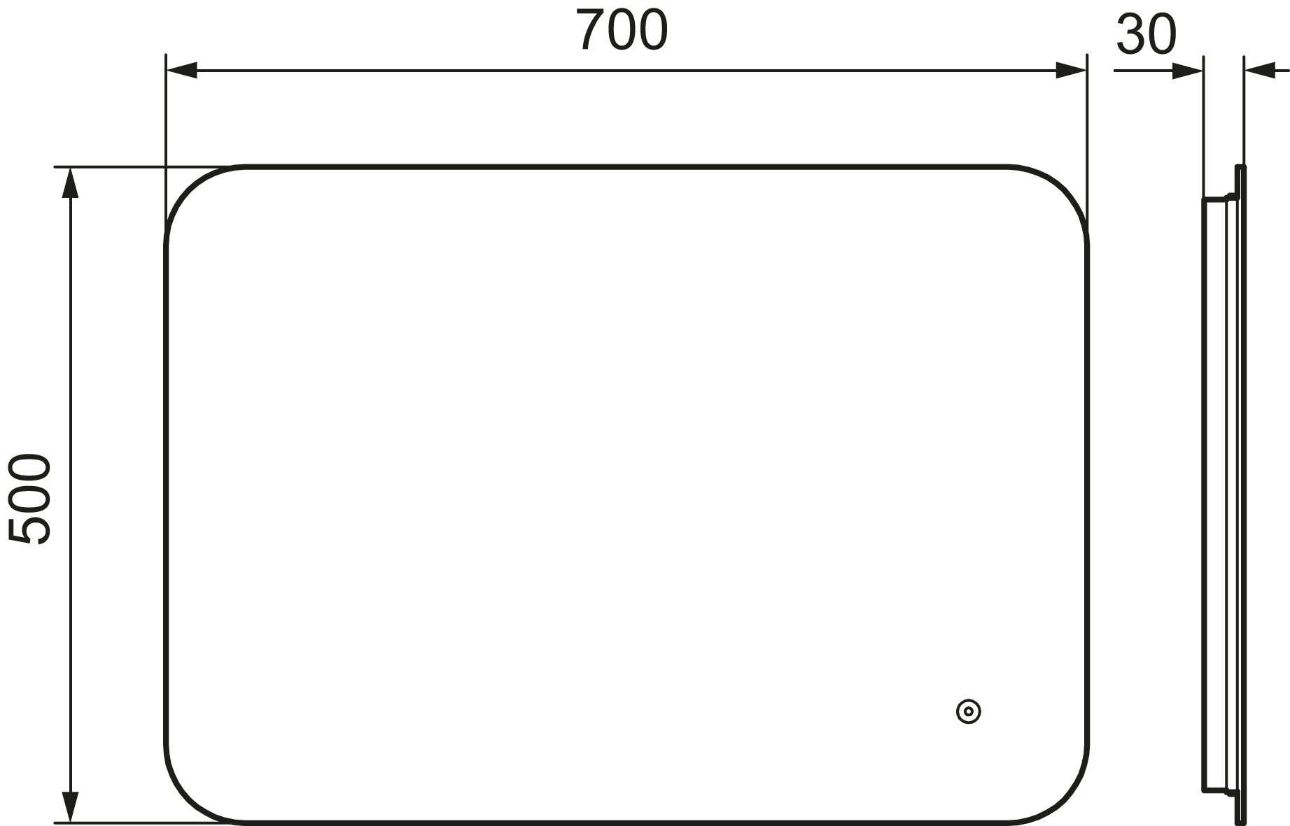 Mora Cava Spegel I - Badrumsspeglar - 7391887265013 - 3