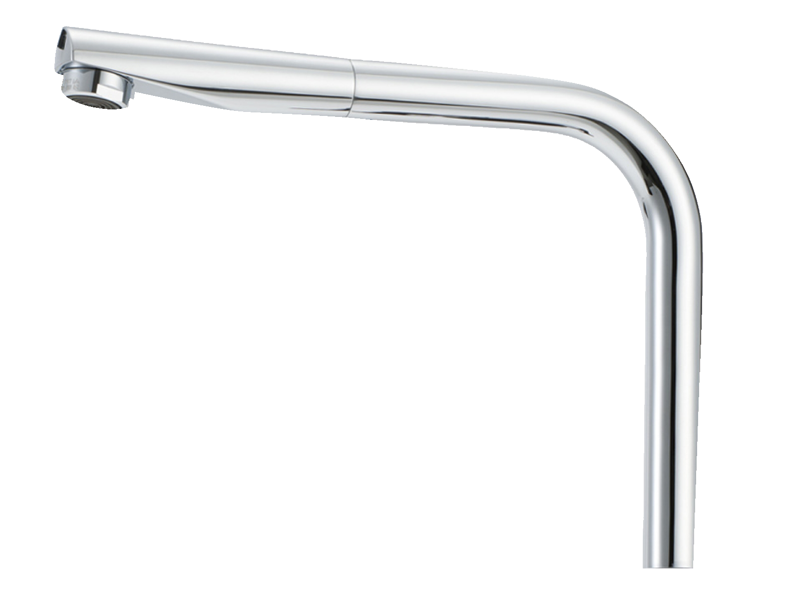 Svängpip, A1 kök, L-pip 120°, krom