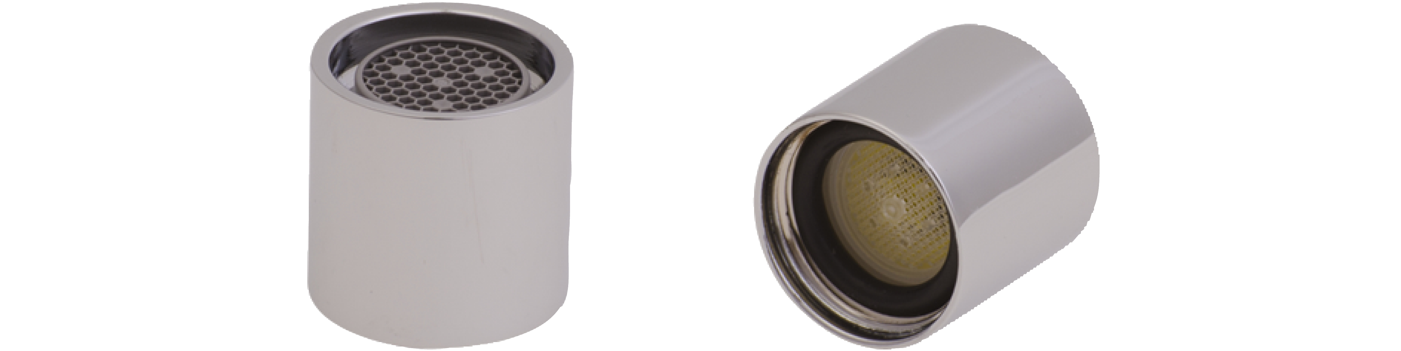 Strålsamlare, M18 Inv., u luftinbl, 7,6 l/min vid 2–6 bar, krom