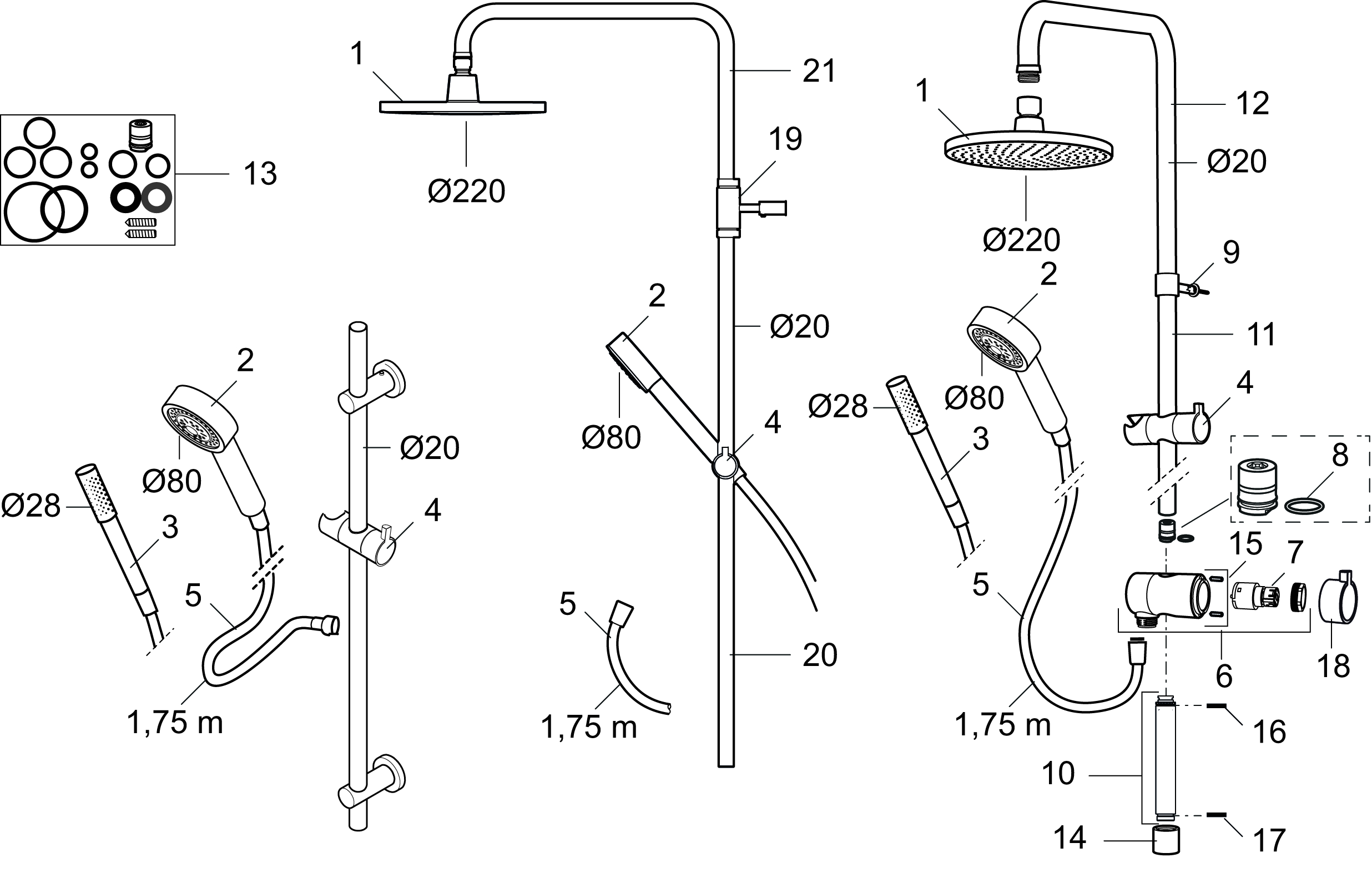 K Rexx Shower system duschanordning m reversibelt överstycke.png