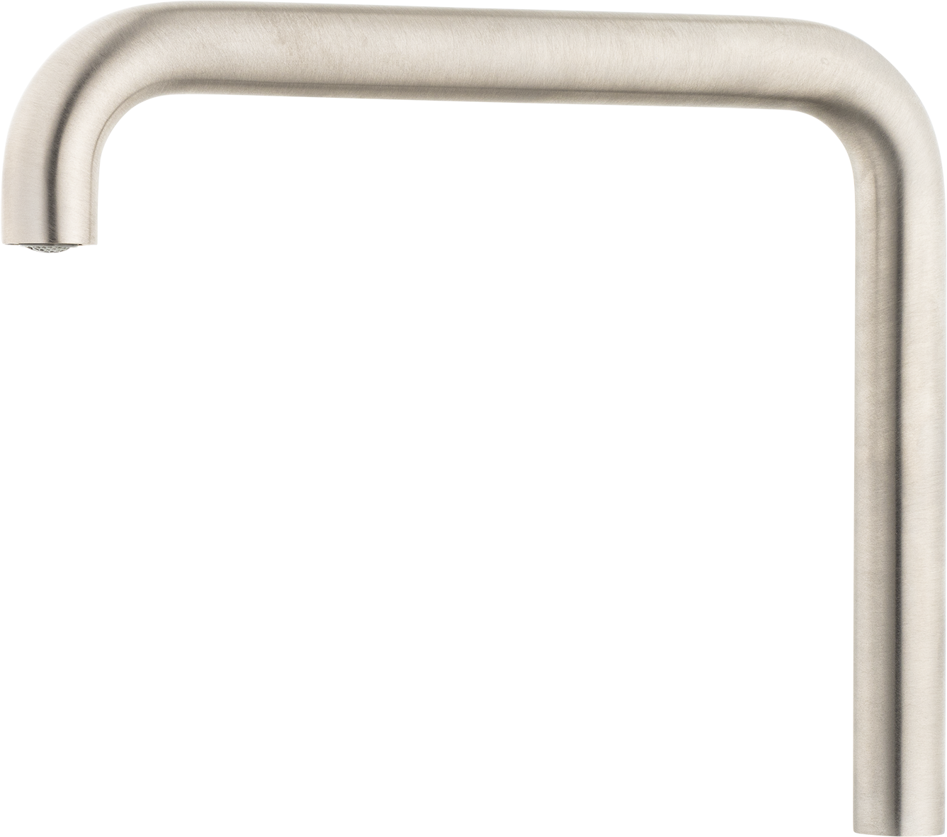 Utloppspip, borstad nickel